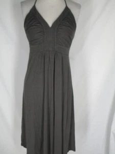 Theory Taupe Knit Halter Dress S Viscose - Picture 1 of 4