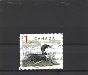 Canada 1998 Loon Bird $1 Single Fine Used - Picture 1 of 1