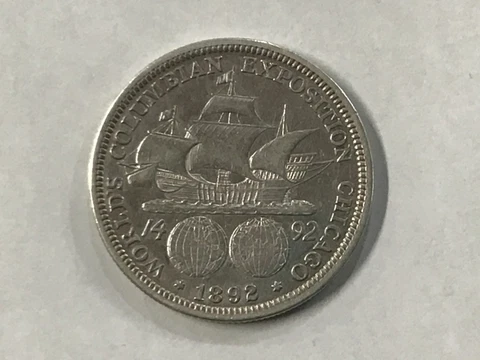 1892 Columbian Exposition Commemorative Silver Half Dollar   B0556 Cover