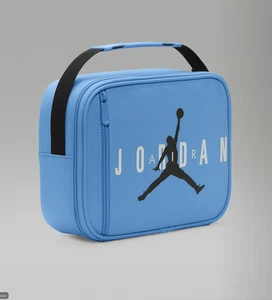 Nike Jordan Jumpman Lunch Pack Box Bag Insulated Lunch Tote Blue/Black 9A0542 B9 - Picture 1 of 9