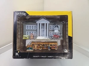 Vintage Trackside Collection K-Line School Illuminated And School Bus K-406101 - Picture 1 of 24