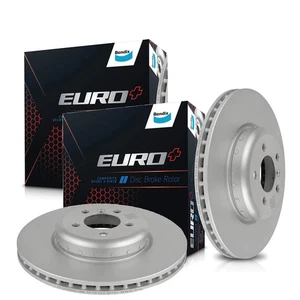 2x Bendix Front Brake Rotors for VW Golf/Jetta 1K AU CD Passat 3C Tiguan 5N AD1 - Picture 1 of 1