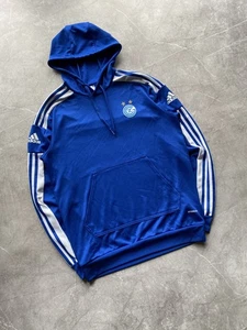 Adidas 2021 Grasshopper Club Zurich Fútbol Fútbol Sudadera con Capucha Azul Talla M - Imagen 1 de 9