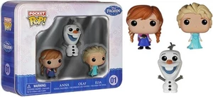 Funko 4797 Pocket POP Tin Frozen Modellino Elsa Anna Olaf (Confezione da 3) - Foto 1 di 1