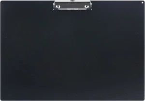 11x17 Querformat Klemmbrett Schwerlast schwarz Kunststoff mit Linealen und Aufhängeloch - Bild 1 von 9