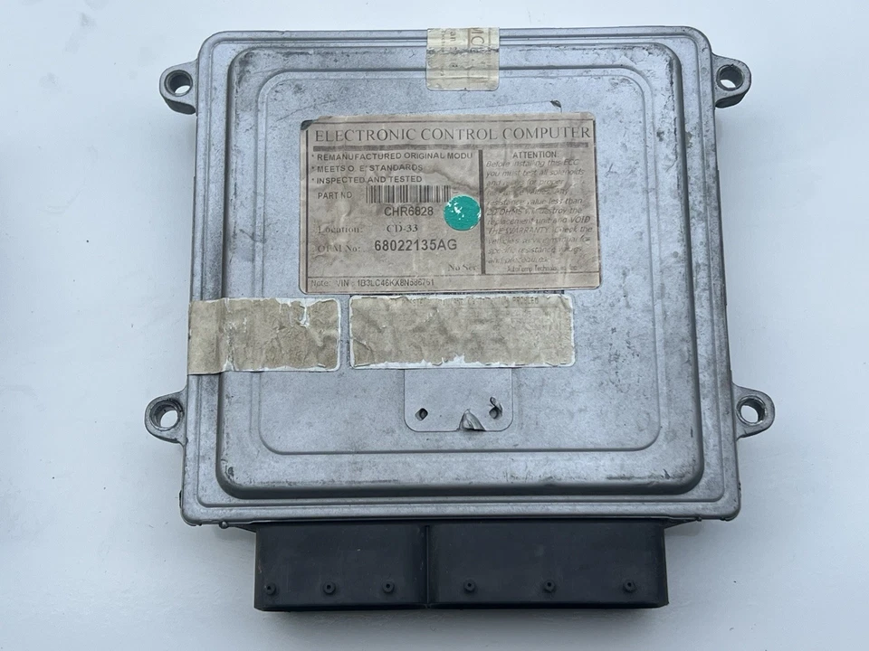 Chrysler Sebring Dodge Avenger 2007 2.4L AT Engine Computer Module 68022135AG - Image 1 of 1