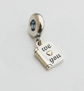 Genuine Pandora two-tone Dangle Charm "We love you" Happy Mother's Day - 791532 - Bild 1 von 4