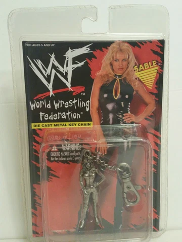 NEW WWF SABLE DIE-CAST METAL KEY CHAIN 1998(101) Cover