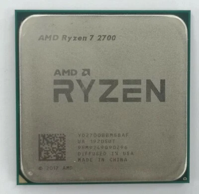 AMD Ryzen 7 2700 Processor Socket AM4 Eight Core YD2700BBM88AF R7 Desktop CPU - Image 1 of 3