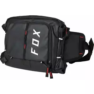 Fox Lumbar Cycling Hydration Pack Black Hydration Waist Bag Waistpack Reflective - Picture 1 of 4