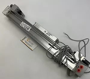 SMC MY1B32G-200H-Y7NWL Rodless Cylinder w/ Shock Absorber & Sensors - Picture 1 of 8