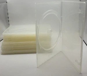 12 estuches delgados transparentes para DVD - Imagen 1 de 2