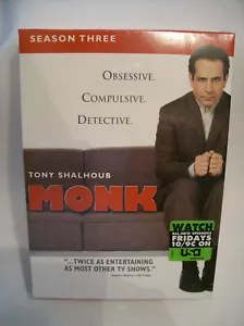 Monk Season 3 Three dvd - Picture 1 of 1