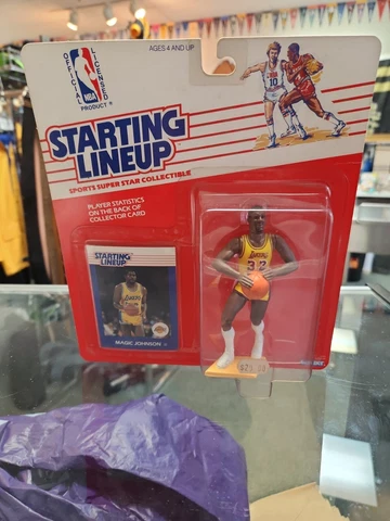 MAGIC JOHNSON LOS ANGELES LAKERS 1988 STARTING LINEUP Figure NIB kenner Cover