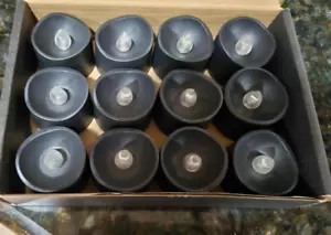 Black Tea Lights Candles Battery Operated, 200+Hour Flameless Flickering Decor - Picture 1 of 9