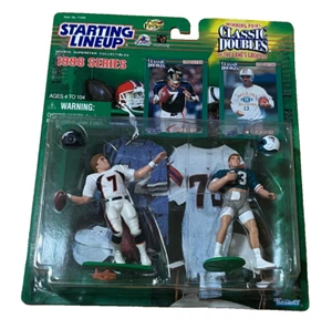 1998 Starting Lineup Classic Doubles John Elway Dan Marino NFL NIP ~ Christmas? - Picture 1 of 2
