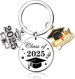 2025 Graduation Keychain for College High School Graduates - Inspirational Gift - Picture 1 of 12