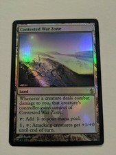 Contested War Zone - Foil, NM-Mint, Mirrodin Besieged MTG