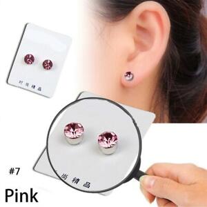 1 Pair Healthy Stimulating Acupoints Weight Loss Earrings Stud Magnetic Therapy