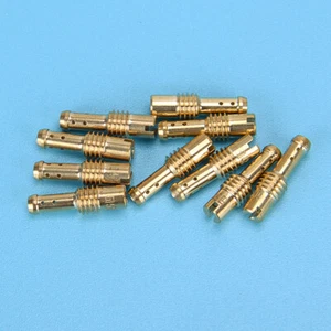 10pcs 8 Bleed Holes Pilot Jet Fit For Mikuni VM TM TMX Carb 40 42.5 47.5 50 O - Picture 1 of 4
