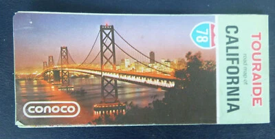 1978 California road map Conoco oil  gas  - Image 1 of 4