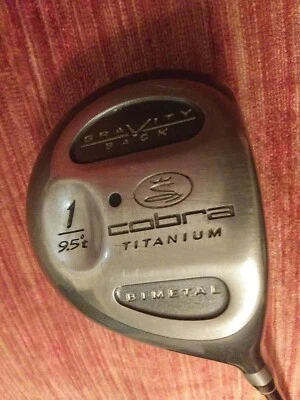 Cobra Gravity Back Titanium 1 Driver 9.5° Cobra Stiff Flex Graphite RH 45.5" - Image 1 of 4