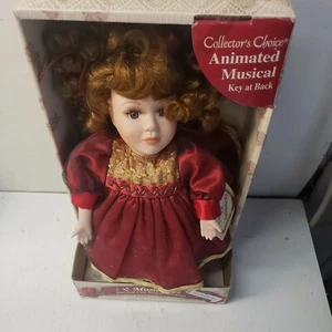 Collectors Choice Animierte musikalische Porzellanpuppe "Beautiful Dreamer" - Bild 1 von 6