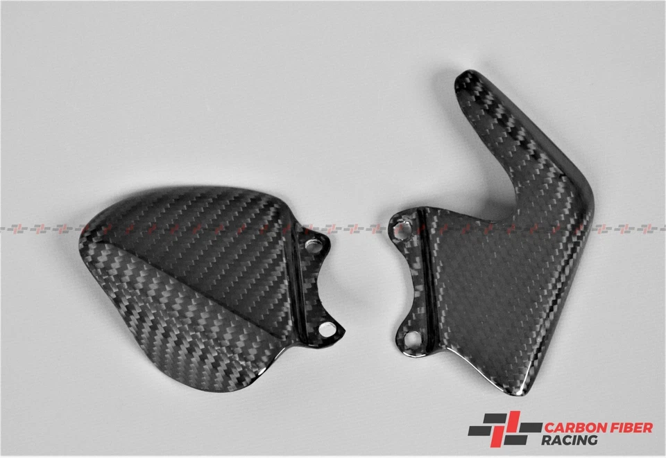 2004-2009 MV Agusta Brutale 910 Heel Plates - 100% Carbon Fiber - Image 1 of 2