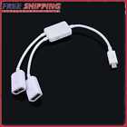 Dual Micro USB OTG Hub Host Adapter Cable for Tablet PC and Smart Phone 