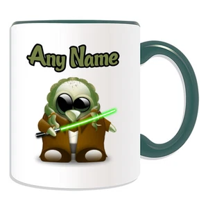 Personalised Gift Kit Fisto Penguin Mug Money Box Cup Hero Star Wars Movie Film - Picture 1 of 20