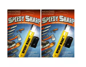 "The Original" Speedy Sharp Carbide Sharpener, Knife Sharpener, yellow 2 pack - Picture 1 of 5