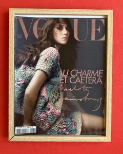 couverture decoration VOGUE decembre 2007 Paris 883 poster Charlotte Gainsbourg - Picture 1 of 3