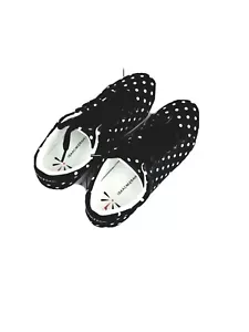 NUOVO ISAAC MIZRAHI LIVE! Sneakers stringate a pois $71 - Nero - Taglia 7 M - Foto 1 di 8