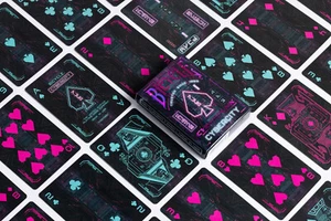 Bicycle Official CYBERPUNK CYBER CITY Playing Cards. Deck/Poker/Magic/Magician - Picture 1 of 8