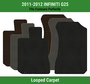 Lloyd Classic Loop Front Row Carpet Mats for 2011-2012 INFINITI G25 