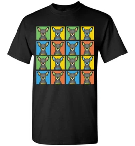 Chiweenie Cartoon Pop-Art T-Shirt Tee - Men Women's Youth Tank Short Long Sleeve - Picture 1 of 9