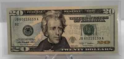 2009 $20 United States Treasury Bill Note, B Designation, Early Version Issue! - Image 1 of 3