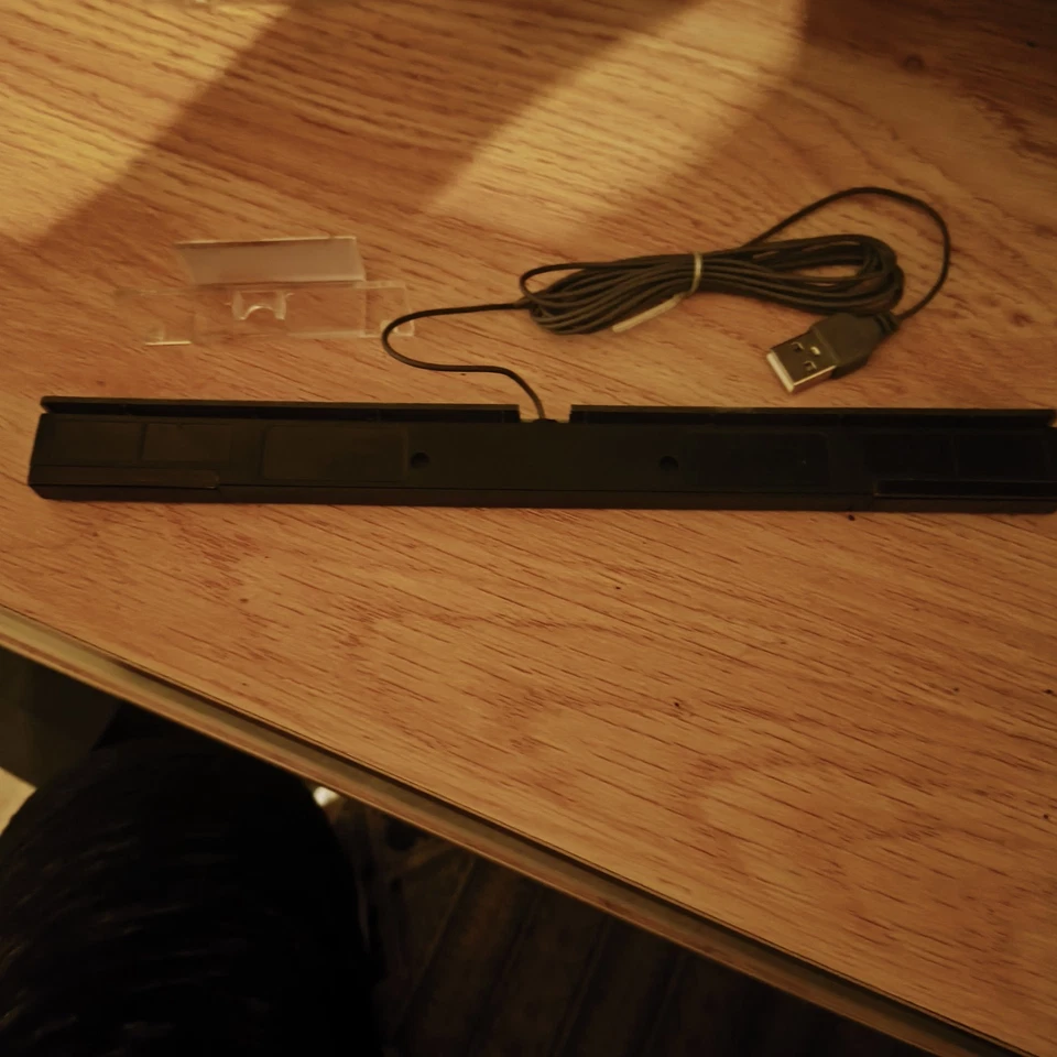 USB Remote Motion Sensor Bar IR Infrared Ray Inductor for Wii Emulator - Image 1 of 1