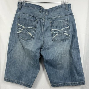 Y2K Jorts Baggy Denim Shorts Herren Gr. 34 Streetwear HipHop Skater Grunge 90s - Bild 1 von 19