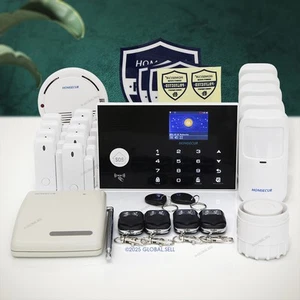 HOMSECUR Wireless&Wired 4G/3G/GSM WIFI Burglar Alarm System with IOS/Android APP - Picture 1 of 11