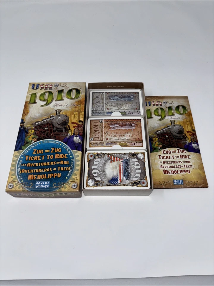 Ticket To Ride USA 1910 Expansion Pack For Days Of Wonder Complete - Image 1 of 4