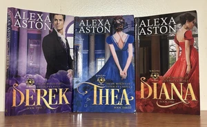 Book Lot By Alexa Aston -The De Wolfes of Esterley Castle Series - Set of 3 - Picture 1 of 2