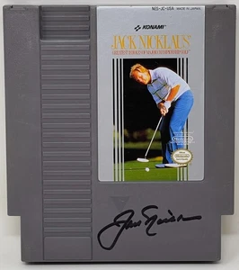 Jack Nicklaus Signed Nintendo NES Golf Video Game Greatest 18 Holes PSA/DNA - Picture 1 of 8