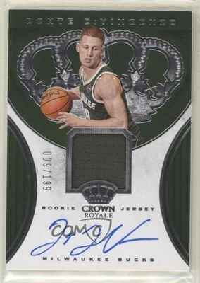2018-19 Panini Crown Royale Rookie Jersey /199 Donte DiVincenzo #RJA-DDV Auto RC - Image 1 of 2