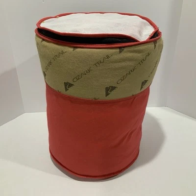 Red Ozark Trail 50-Degree 3-Season Sleeping Bag 6'3” Tall / 2’9” Wide / 3lbs - Image 1 of 4