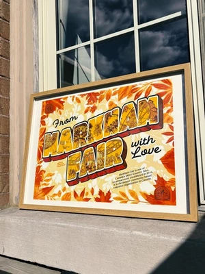 Markham Fair Poster | Ontario Annual Fair Wall Art | Festival Event Decor - Image 1 of 4