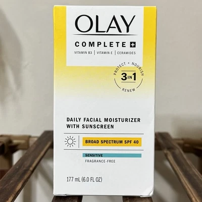 Olay Complete Plus SPF 40 Hydrating Facial Moisturizer, 6 fl oz - Sun Protection - Image 1 of 4