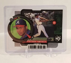 Andruw Jones 1998 cubierta superior UD3 troquelado paralelo #d/2000 impacto futuro - Imagen 1 de 2