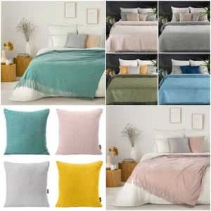 Acryl Geflochtene Decke Wohndecke Kuscheldecke Tagesdecke Sofadecke Kissenbezug - Bild 1 von 51