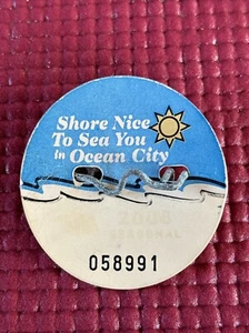 2006 Ocean City New Jersey Seasonal Beach Tag Badge - Picture 1 of 2